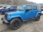 2014 Jeep Wrangler Unlimited Sahara Синий vin: 1C4BJWEG6EL261931