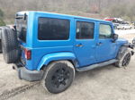 2014 Jeep Wrangler Unlimited Sahara Синий vin: 1C4BJWEG6EL261931