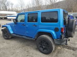 2014 Jeep Wrangler Unlimited Sahara Синий vin: 1C4BJWEG6EL261931