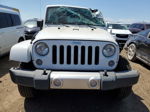 2014 Jeep Wrangler Unlimited Sahara White vin: 1C4BJWEG7EL120463