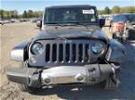 2014 Jeep Wrangler Unlimited Sahara Gray vin: 1C4BJWEG7EL169288