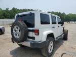 2014 Jeep Wrangler Unlimited Sahara White vin: 1C4BJWEG7EL195793