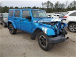 2014 Jeep Wrangler Unlimited Sahara Blue vin: 1C4BJWEG7EL246273