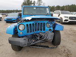 2014 Jeep Wrangler Unlimited Sahara Синий vin: 1C4BJWEG7EL246273