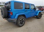 2014 Jeep Wrangler Unlimited Sahara Синий vin: 1C4BJWEG7EL246273