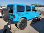 2017 Jeep Wrangler Unlimited Sahara Blue vin: 1C4BJWEG7HL597351