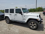 2017 Jeep Wrangler Unlimited Sahara White vin: 1C4BJWEG7HL728567