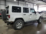 2014 Jeep Wrangler Unlimited Sahara White vin: 1C4BJWEG8EL117958