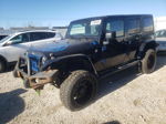 2014 Jeep Wrangler Unlimited Sahara Black vin: 1C4BJWEG8EL126059