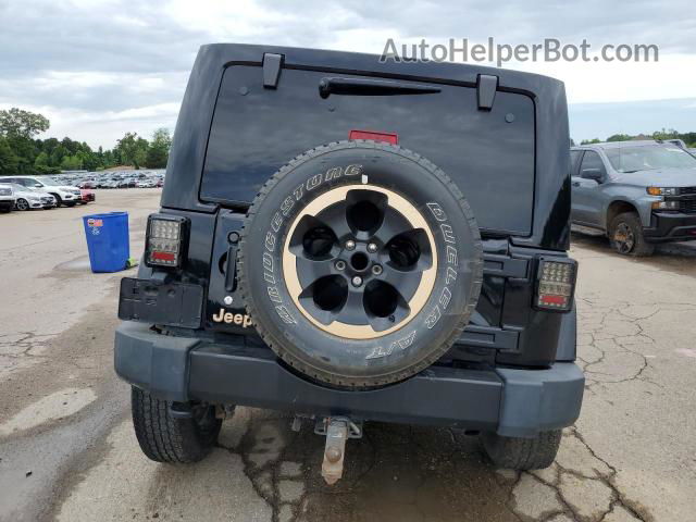 2014 Jeep Wrangler Unlimited Sahara Черный vin: 1C4BJWEG8EL186522