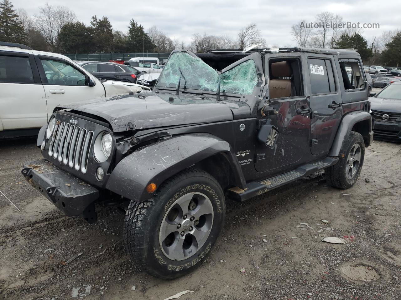 2017 Jeep Wrangler Unlimited Sahara Black vin: 1C4BJWEG8HL543766