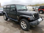 2014 Jeep Wrangler Unlimited Sahara Black vin: 1C4BJWEG9EL128208