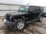 2014 Jeep Wrangler Unlimited Sahara Black vin: 1C4BJWEG9EL128208