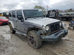 2014 Jeep Wrangler Unlimited Sahara Серебряный vin: 1C4BJWEG9EL184620