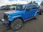 2014 Jeep Wrangler Unlimited Sahara Blue vin: 1C4BJWEG9EL276830