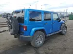 2014 Jeep Wrangler Unlimited Sahara Blue vin: 1C4BJWEG9EL276830