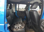 2014 Jeep Wrangler Unlimited Sahara Blue vin: 1C4BJWEG9EL276830