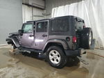 2014 Jeep Wrangler Unlimited Sahara Gray vin: 1C4BJWEG9EL292056