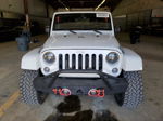 2014 Jeep Wrangler Unlimited Sahara White vin: 1C4BJWEG9EL295538