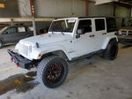 2014 Jeep Wrangler Unlimited Sahara White vin: 1C4BJWEG9EL295538