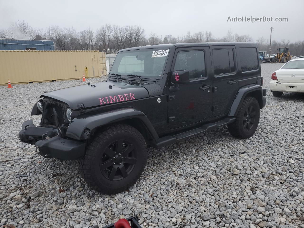 2014 Jeep Wrangler Unlimited Sahara Black vin: 1C4BJWEG9EL310524