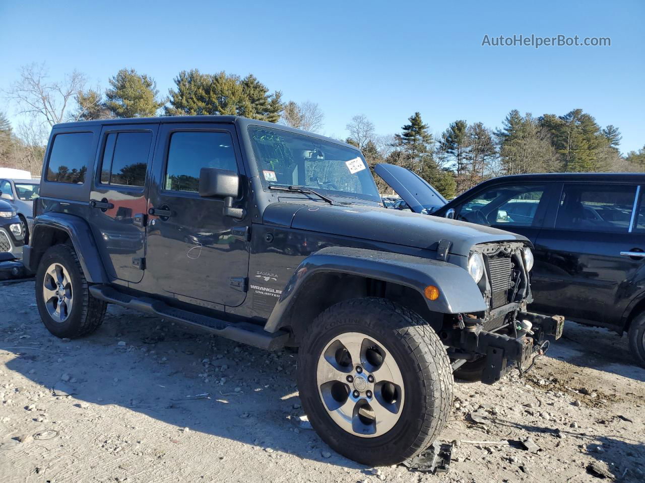 2017 Jeep Wrangler Unlimited Sahara Gray vin: 1C4BJWEG9HL515796