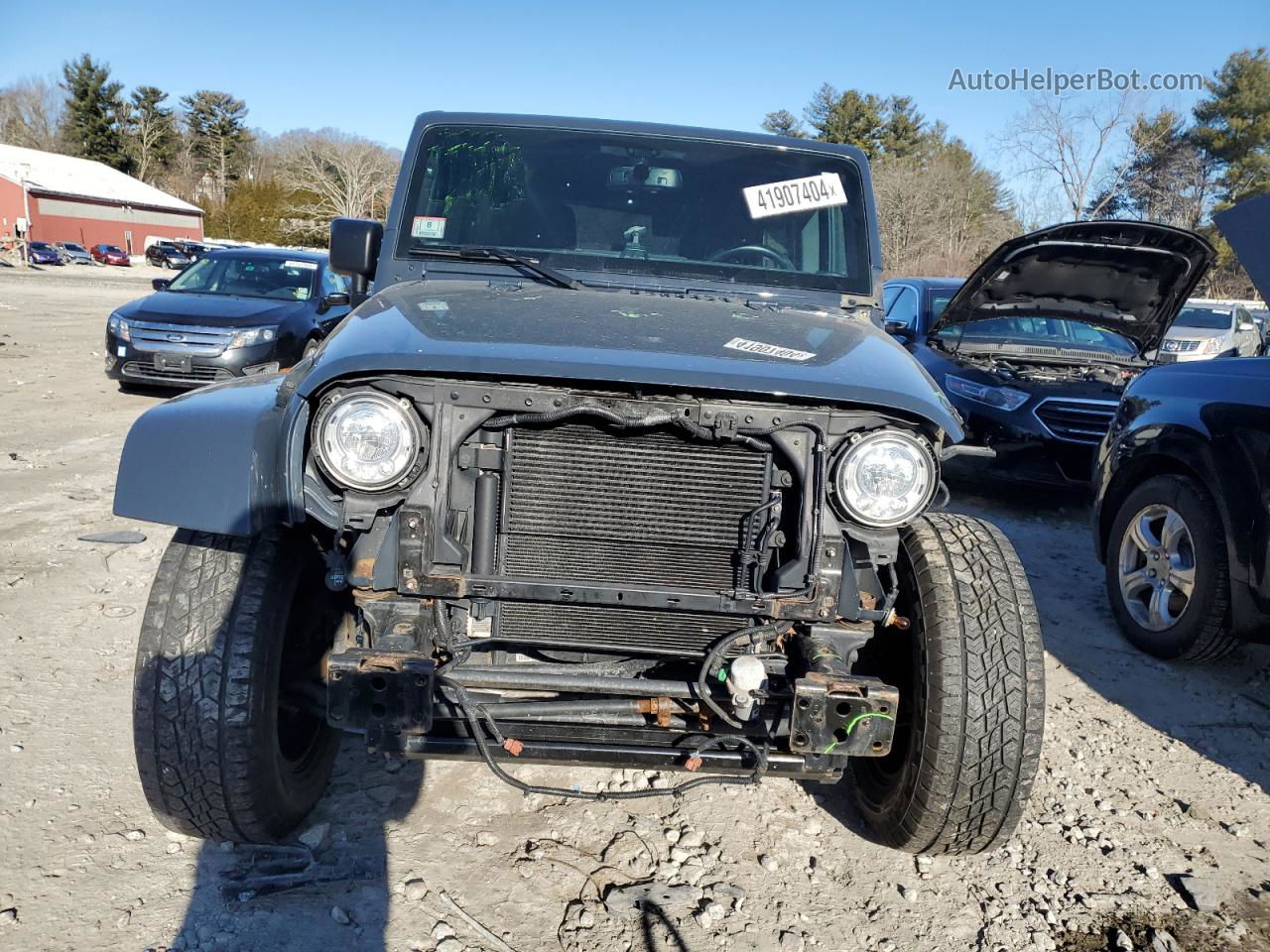 2017 Jeep Wrangler Unlimited Sahara Gray vin: 1C4BJWEG9HL515796