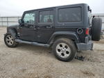 2014 Jeep Wrangler Unlimited Sahara Black vin: 1C4BJWEGXEL121865