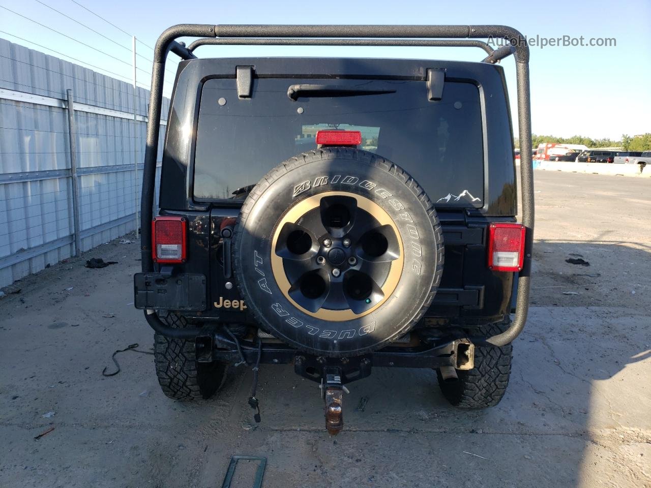 2014 Jeep Wrangler Unlimited Sahara Black vin: 1C4BJWEGXEL150170