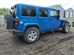 2014 Jeep Wrangler Unlimited Sahara Синий vin: 1C4BJWEGXEL247840