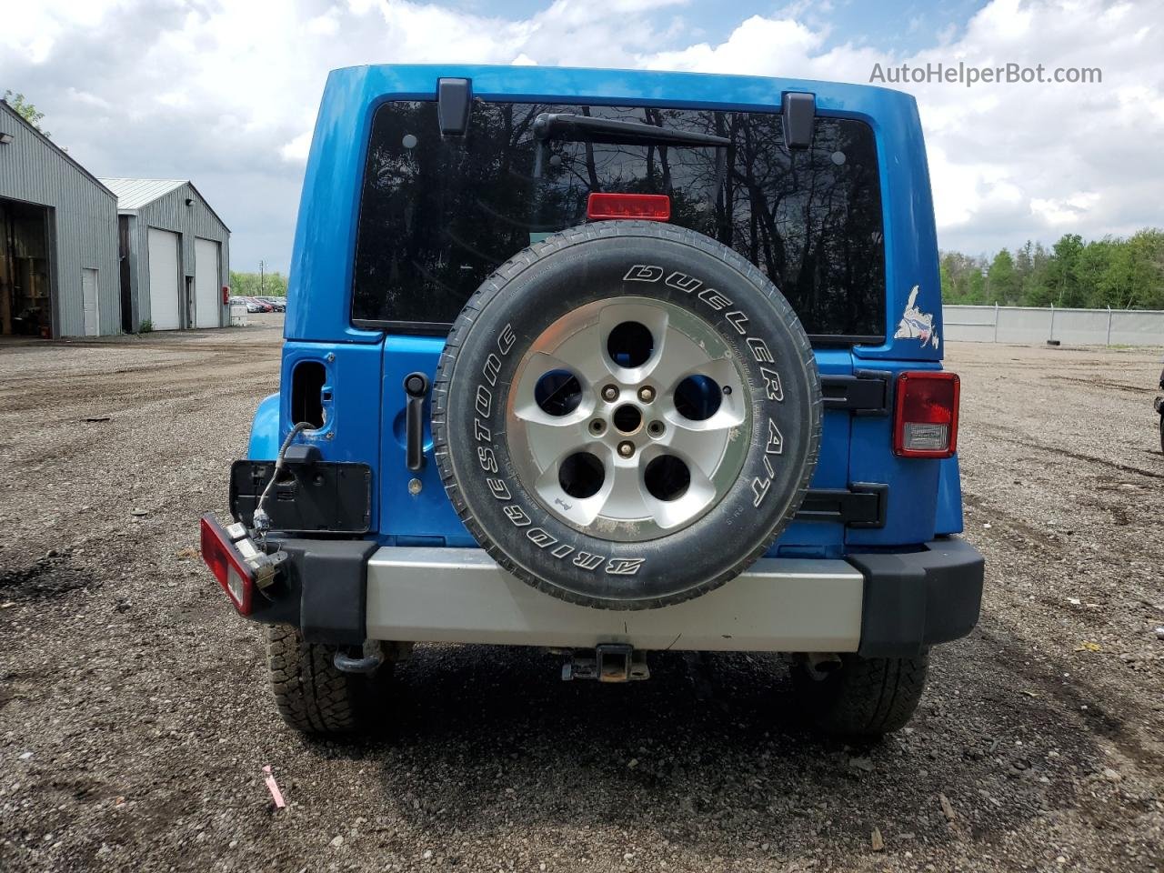 2014 Jeep Wrangler Unlimited Sahara Синий vin: 1C4BJWEGXEL247840