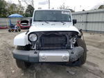 2014 Jeep Wrangler Unlimited Sahara White vin: 1C4BJWEGXEL306188