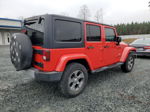 2014 Jeep Wrangler Unlimited Sahara Красный vin: 1C4BJWEGXEL326649