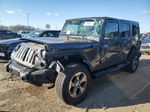 2017 Jeep Wrangler Unlimited Sahara Gray vin: 1C4BJWEGXHL543784