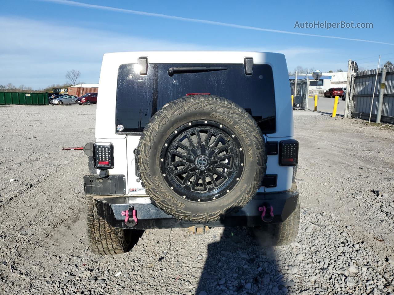 2017 Jeep Wrangler Unlimited Sahara White vin: 1C4BJWEGXHL748733