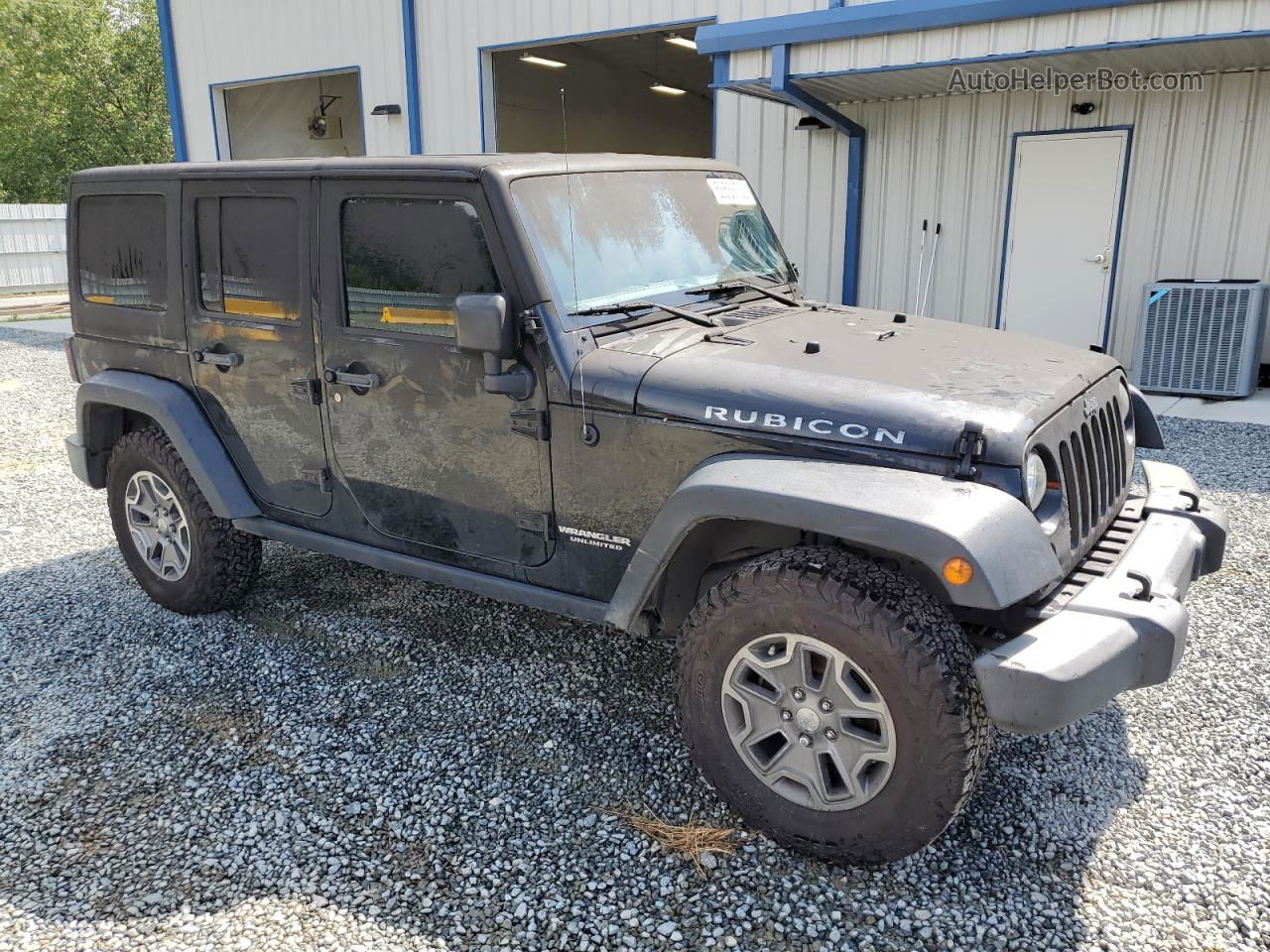 2017 Jeep Wrangler Unlimited Rubicon Black vin: 1C4BJWFG0HL507519