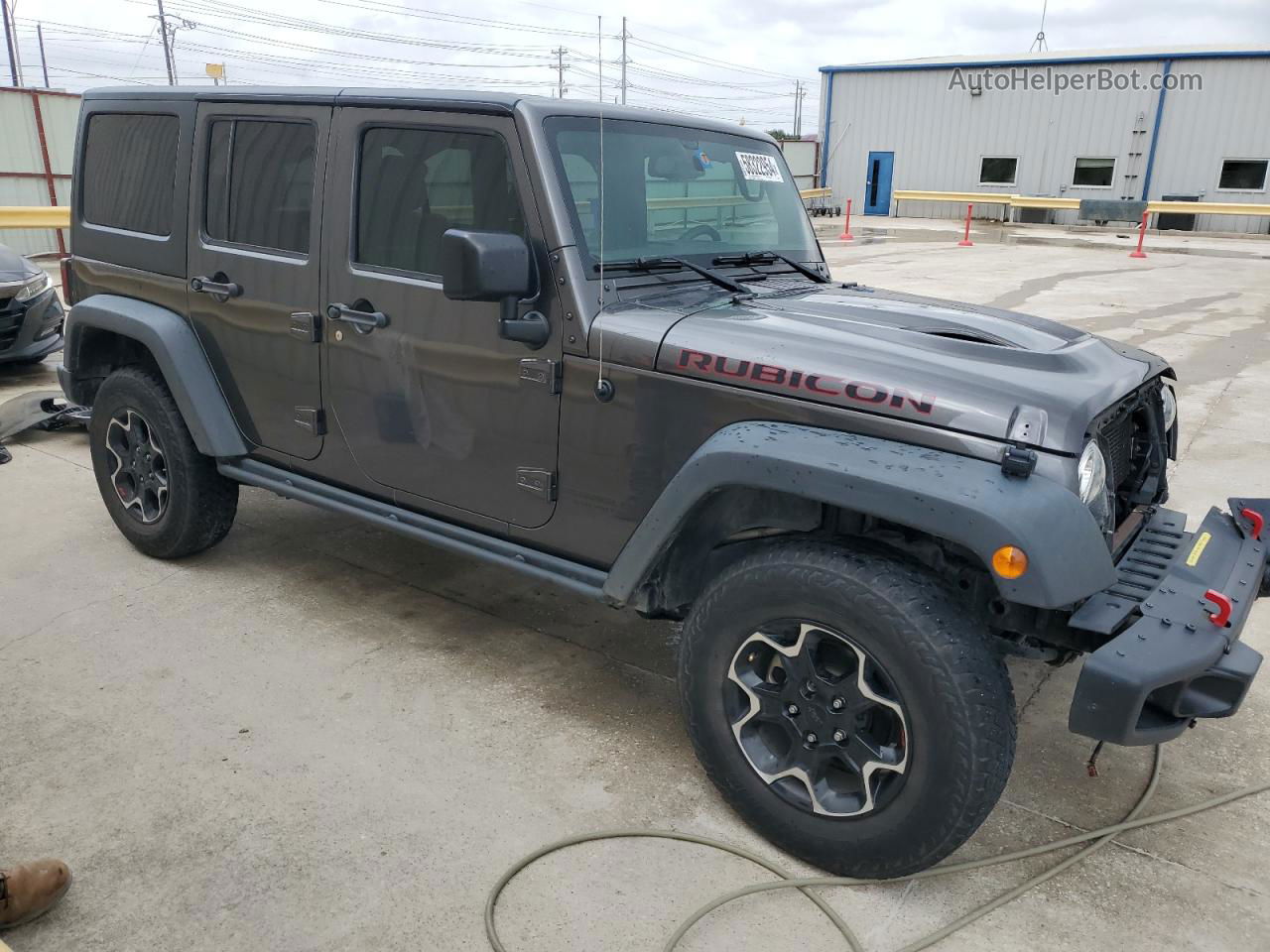 2017 Jeep Wrangler Unlimited Rubicon Черный vin: 1C4BJWFG0HL534994