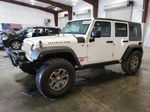 2014 Jeep Wrangler Unlimited Rubicon Белый vin: 1C4BJWFG1EL167423