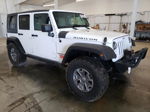 2014 Jeep Wrangler Unlimited Rubicon Белый vin: 1C4BJWFG1EL167423