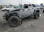 2014 Jeep Wrangler Unlimited Rubicon Gray vin: 1C4BJWFG1EL167907