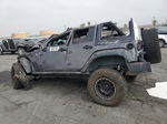 2014 Jeep Wrangler Unlimited Rubicon Gray vin: 1C4BJWFG1EL167907