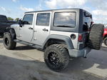 2014 Jeep Wrangler Unlimited Rubicon Серебряный vin: 1C4BJWFG3EL109989