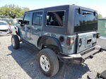 2014 Jeep Wrangler Unlimited Rubicon Gray vin: 1C4BJWFG5EL188937