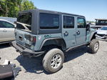 2014 Jeep Wrangler Unlimited Rubicon Gray vin: 1C4BJWFG5EL188937