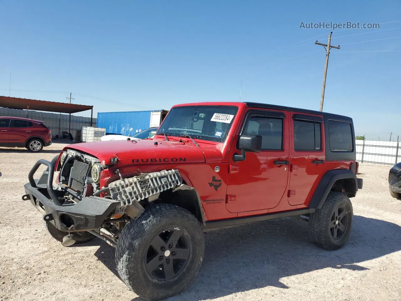 2014 Jeep Wrangler Unlimited Rubicon Red vin: 1C4BJWFG6EL285127