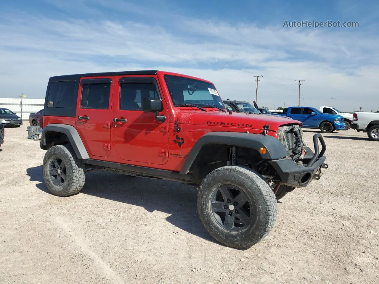 2014 Jeep Wrangler Unlimited Rubicon Red vin: 1C4BJWFG6EL285127