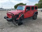 2014 Jeep Wrangler Unlimited Rubicon Red vin: 1C4BJWFG7EL151338
