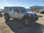 2014 Jeep Wrangler Unlimited Rubicon Silver vin: 1C4BJWFG7EL160296