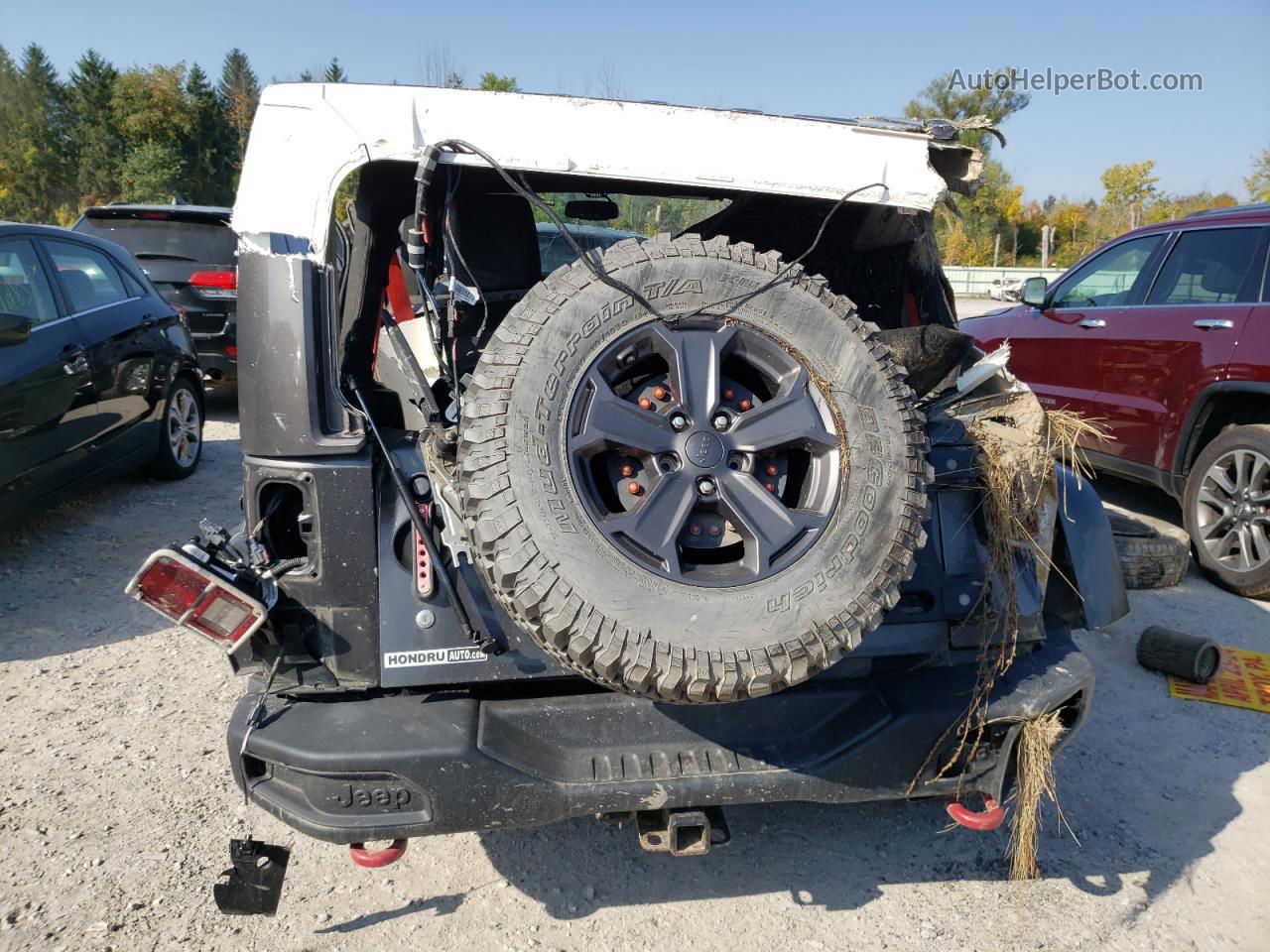 2017 Jeep Wrangler Unlimited Rubicon Gray vin: 1C4BJWFG7HL700816