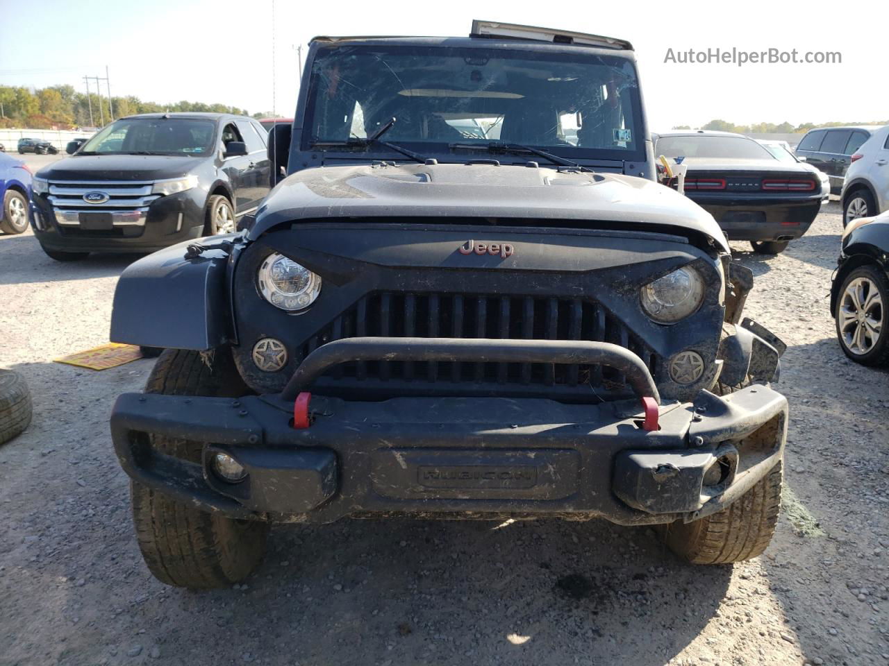 2017 Jeep Wrangler Unlimited Rubicon Gray vin: 1C4BJWFG7HL700816